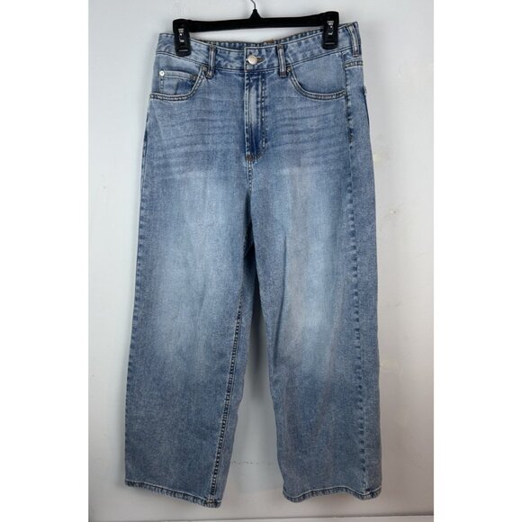 Oat New York Jeans Women's 8/29 Wide Leg Cloud Luxe Denim Medium Wash - Picture 2 of 16